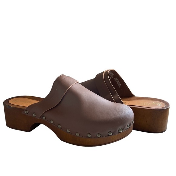 SEYCHELLES loud & clear clog in cognac Size 8.5 NWT - Picture 3 of 13